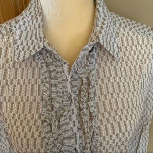 Porenza Schouler for Target Ruffled Professional Blouse